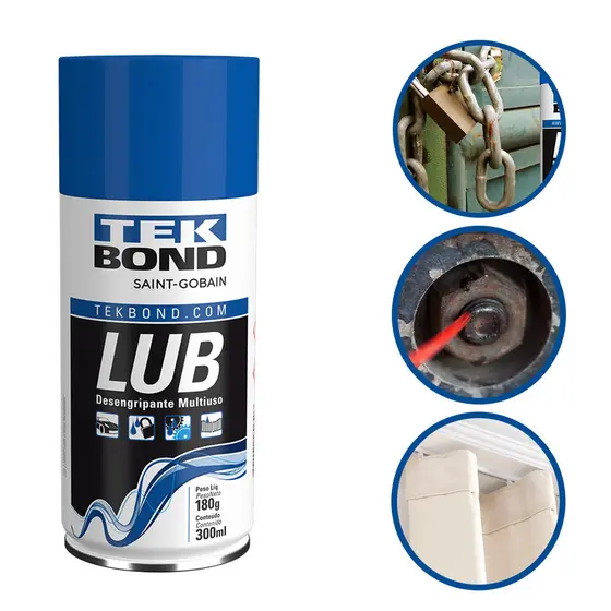 Óleo Desengripante Desincravante Desencravante Tekspray Lub 300ml 180g Peças Porcas Parafusos Polias