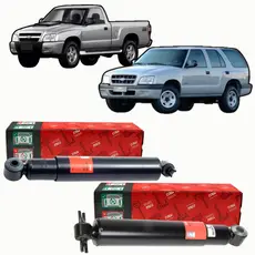 Par Amortecedor Traseiro Gm Blazer S10 4x2 4x4 1996 Até 2011