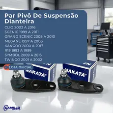 Par Pivô Suspensão Dianteira Direita Esquerda Renault Clio 2003 A 2016 Nakata