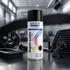 Tinta Spray Preta 350ml Preto Brilhante Parede Madeira Metal Automotiva Plástico Móveis Artesanato