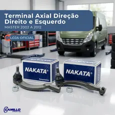 Par Terminal Axial Direção Direita Esquerda Renault Master 2002 A 2012 Nakata