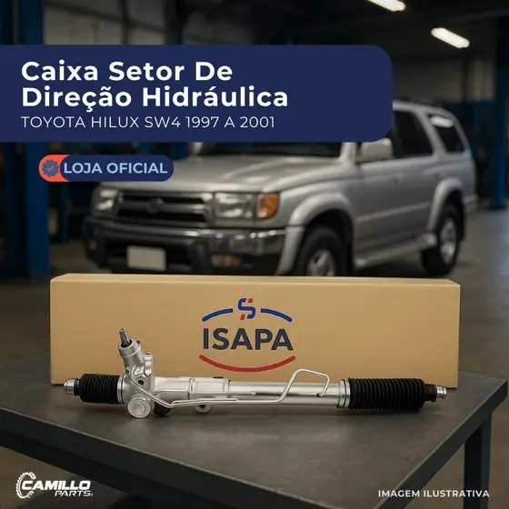 Caixa Direção Hidráulica Toyota Hilux Sw4 1997 1998 1999 2000 2001 Isapa Automotive