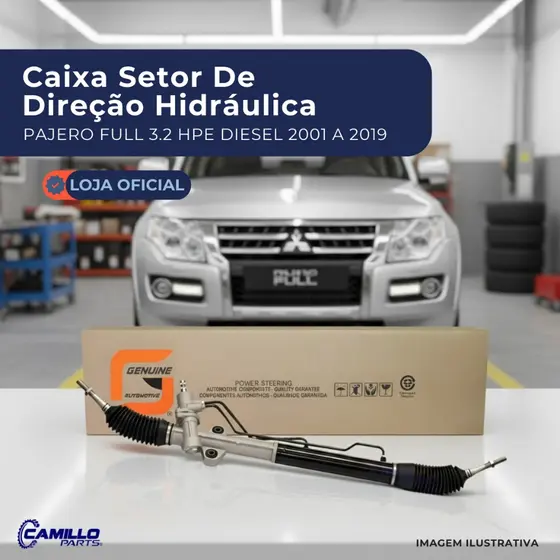 Caixa Setor Direção Hidráulica Mitsubishi Pajero Full 3.2 Hpe Diesel 2001 2019 Genuine Automotive