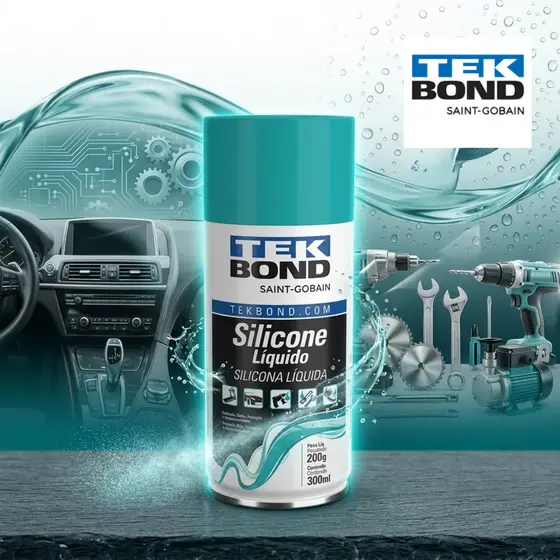 Silicone Spray Tekbond - Lubrificação e Proteção de Alta Qualidade 300ml