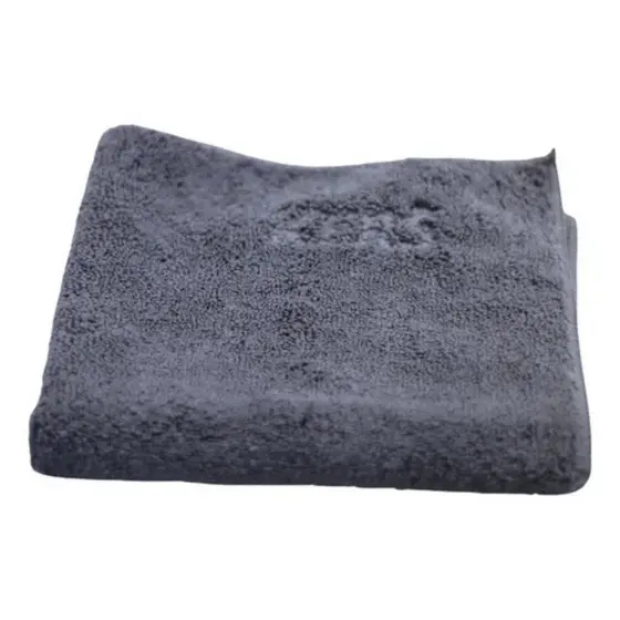 FLANELA DE MICROFIBRA  CINZA COM BORDA 40 X 40CM 360GSM KERS