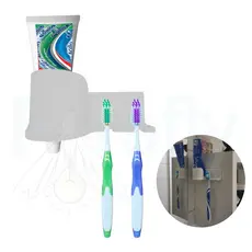 Suporte De Parede Porta Escova Pasta De Dentes Creme Dental