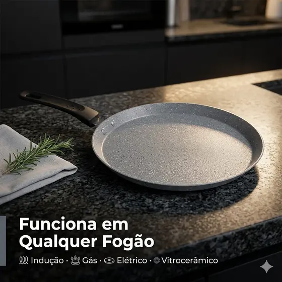 Frigideira Indução Com Revestimento  Cerâmico  Antiaderente