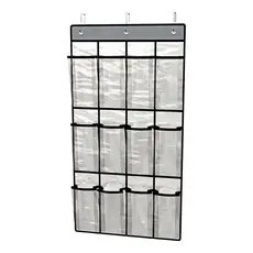 Sapateira Organizador Para Portas Com 12 Bolsos Transparente