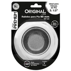 Ralo De Pia Japonês Com Borda Aço Inox Cozinha Banheiro