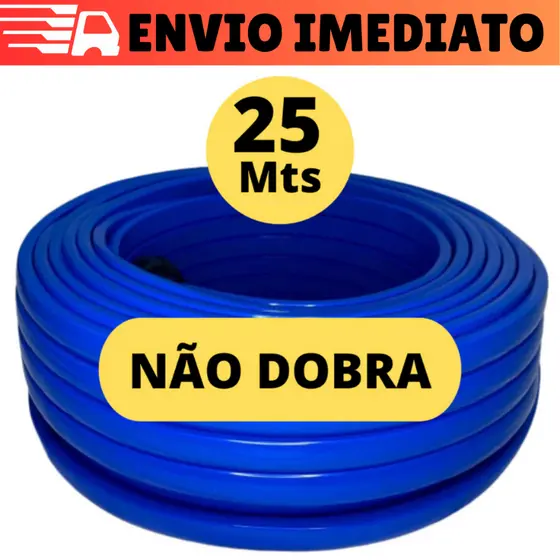 Mangueira De Jardim 25  Metros Para Casa Jardim Flexível Resistente Com Esguicho Reforçada