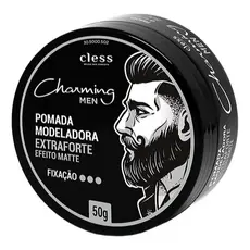 Pomada Modeladora Cless Charming Men 50g Extra Forte Matte