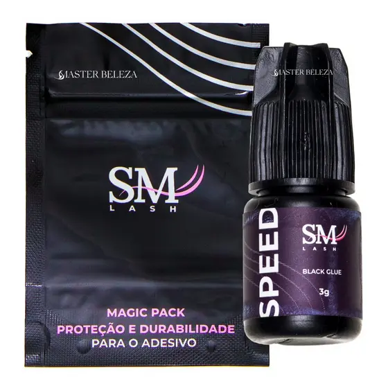Cola Speed Black Glue Sm Lash 3g Para Alongamento De Cílios