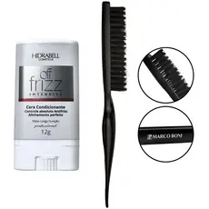 Kit Cera Capilar Hidrabell Antifrizz 12g E Escova Marco Boni