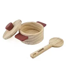 Conjuntos Cozinha Brinquedo Infantil Batedeira Panela Madeira Educativo