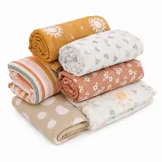 Cueiro Para Bebê Fralda Algodão Confortável Estampado Flanelado Ideal Para Enxoval Maternidade Berço