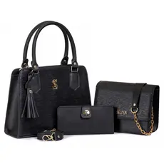 Bolsas Femininas Transversal Tiracolo Kit 3 Em 1 E Carteira
