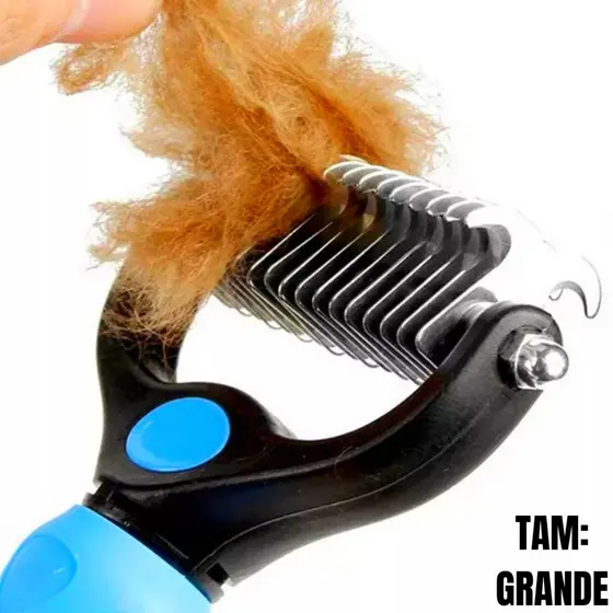 Desembolador de Pelos Longos para Cachorro Gato Pet Escova Pente Rake Pet Shop Groomer