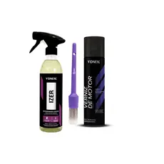Kit Limpeza Izer 500ml + Verniz de Motor Vonixx