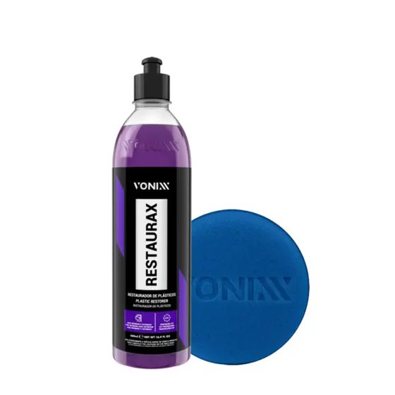 Restaurax 500ml Vonixx Restaurador de Plasticos Alto Brilho