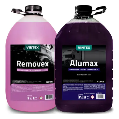 Kit Limpeza Motor Roda Chassi Alumax Removex Vintex Vonix 5L