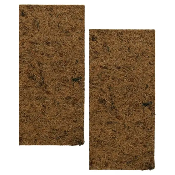 2 Placa Painel De Fibra De Coco Jardinagem 30x15 Plantas Natural Para Prender Orquidea Chifre de Veado Planta Trepadeira