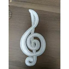 Aplicação de Guipir Clave de sol  auto Colante Notas Musicais