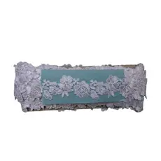 Renda de Guipir Branca flores 4 m ou 13 m