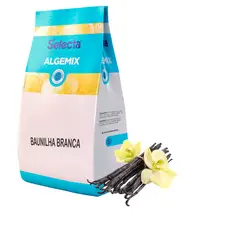 Base para Sorvete Algemix Selecta Sabor Baunilha 1kg – Mistura para Sorvete, Picolé e Geladinho Profissional