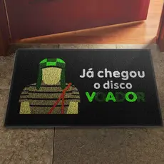 Tapete Capacho Já Chegou o Disco Voador versão 2