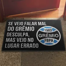 Tapete Capacho Se Veio Falar mal do Grêmio veio no Lugar Errado