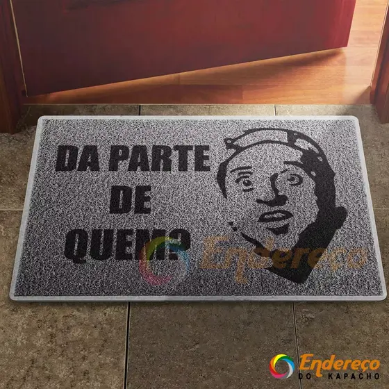 Tapete Capacho Kiko Da parte de Quem Chaves