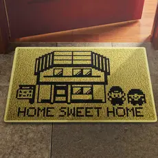 Tapete Capacho Home Sweet Home Pixel Nerd Decoração Casa Porta Apartamento