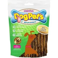 Osso Ossinhos Dogpets Palito Sabor Carne Bolsa para Cães 100g
