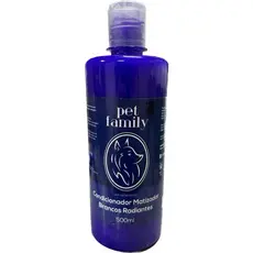 Condicionador Brancos Radiantes Pet Family 500ml Hidratação e Efeito Matizador para Pelos Claros