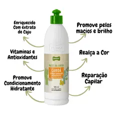 Condicionador Hidratante Caroá 500ml Raizes do Sertão Perigot Para Cães e Gatos