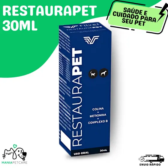 RestauraPet FilVet Suplemento Vitaminico Para Cães e Gatos 30ML