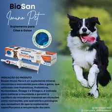 Biosan Imuno Pet – Suplemento Imunológico em Pasta para Cães e Gatos | Seringa 14g