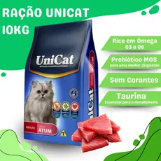 Ração Para Gatos Unicat  Atum 10,1Kg Sem Corantes Artificiais Original Lacrado