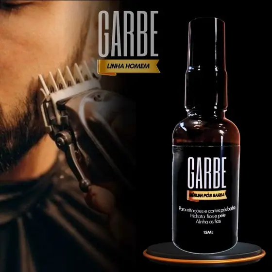 Sérum pós barber e alinhador de barba diminuindo o frizz - Garber