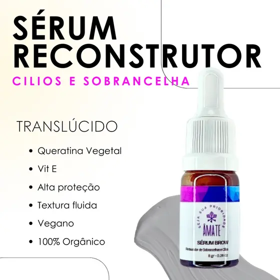 Sérum Reconstrutor de Cílios e Sobrancelhas AMATE