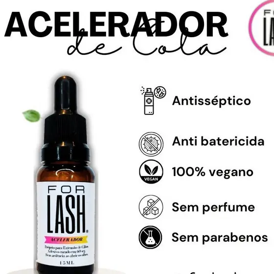 Acelerador de cola para extensão de cílios FORLASH