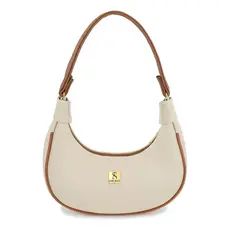 Bolsa Feminina Tote Meia Lua De Ombro Mão Sofisticada Casual Elegante