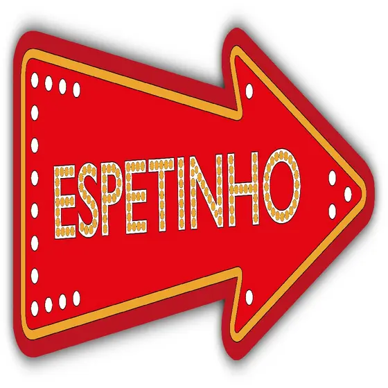 Placa Quadro Flecha Vermelha Espetinho - Decoração