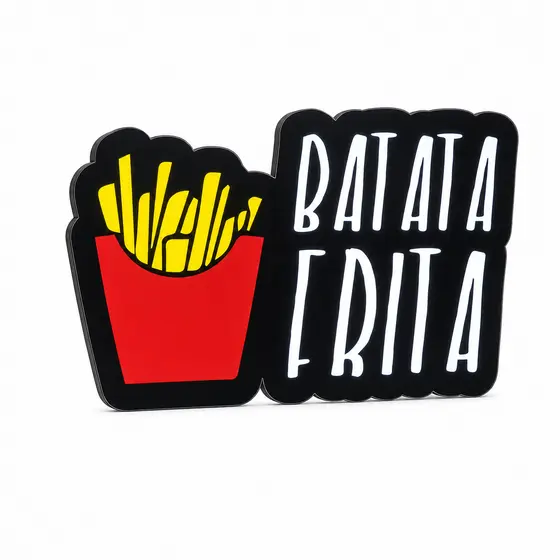 Letreiro Luminoso Batata Frita - Decoração Lanchonnete