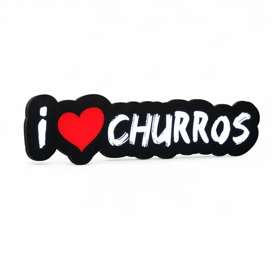 Letreiro Luminoso I Love Churros - Decoração Churros