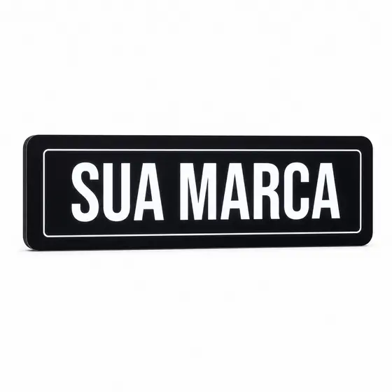 Luminoso Personalizado Retângular -sua Marca
