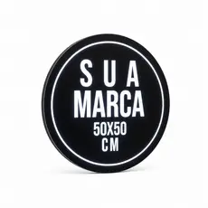 Luminoso Personalizado Redondo -sua Marca 50x50cm