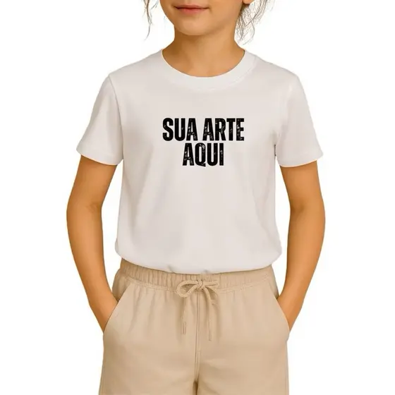 CAMISETA INFANTIL PERSONALIZADA CAMISA INFANTIL UNISSEX PERSONALIZADA COM FOTO TIME FUTEBOL PRESENTE