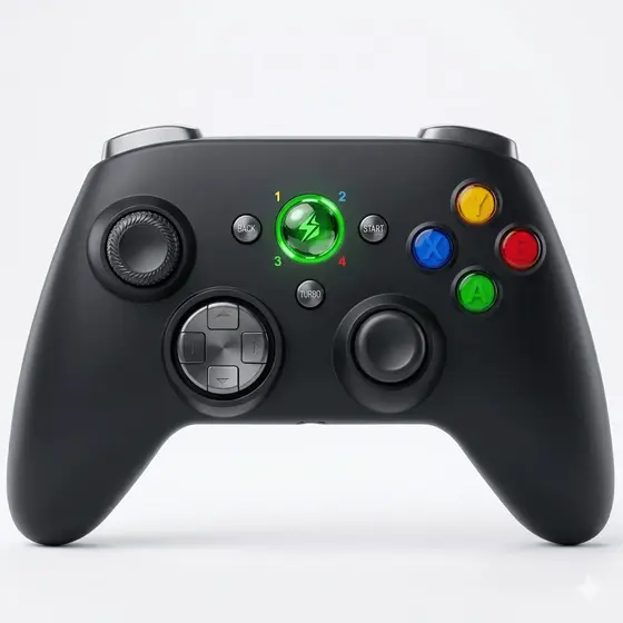 Controle Compativel com Xbox 360 PC Gamer Vídeo Gamer Joystic Com Fio Original Knup Duravel