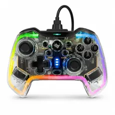 Controle Pichau Glower X1, PC/Switch/PS3/ Android, Transparente, PG-GLWX-BL01